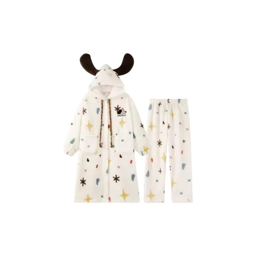 XIAOLIZI С капюшоном Щенок Женские Пижамные комплекты