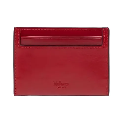 Mulberry Кожа Держатель для карт Держатель для карт Женский Красный