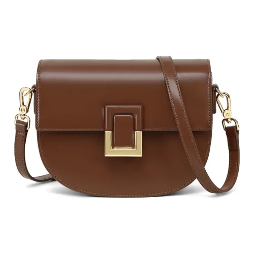 MILLIE'S Сумка через плечо из коровьей кожи стандартная женская карамельного цвета