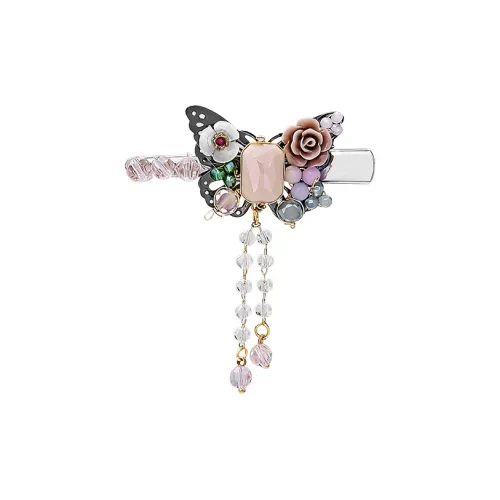 ROYALSASA Акрил Имитация Кристалл Заколки для волос Женские