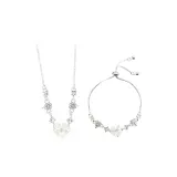 Счастливый клевер четырехлистный - белый