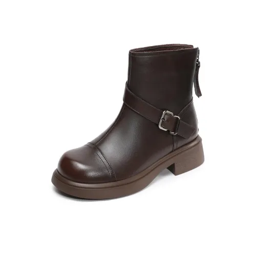 SENJIALUO 14,5 см Мартин Ботинок 4,0 см Женский