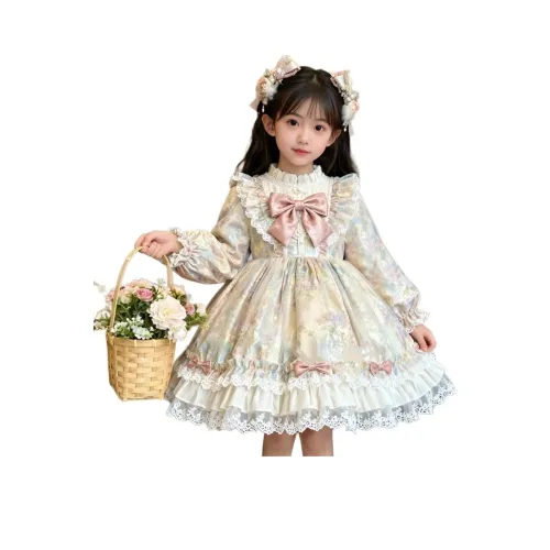 Meter Абрикос Градиентные Женские Платья