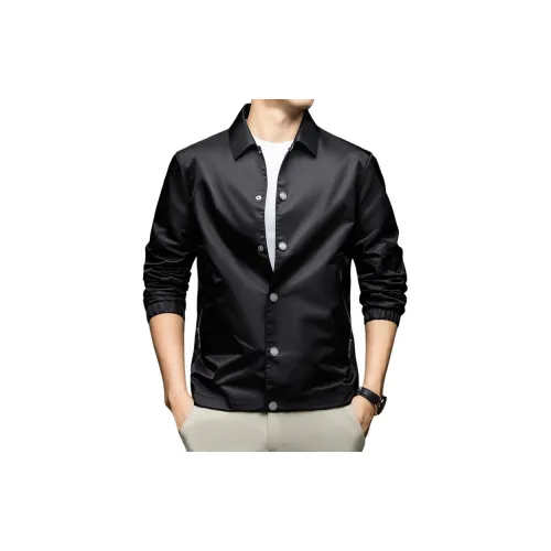 SLLAVIF Черные Мужские Куртки