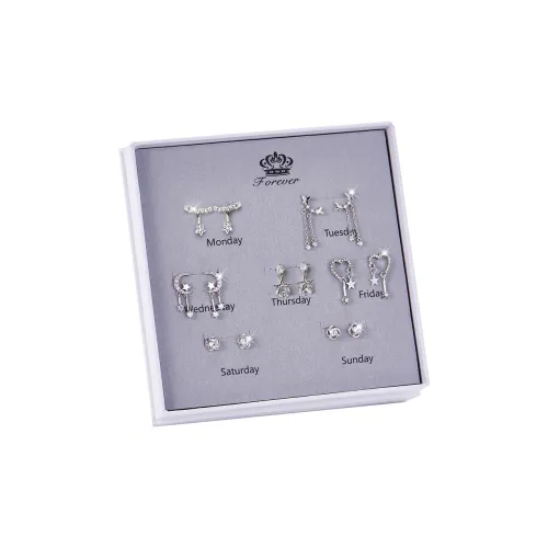 Jianlu Серьги-гвоздики из стерлингового серебра 925 пробы для женщин