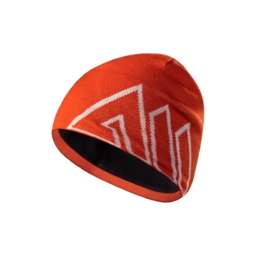 AONIJIE Мериносовая шерсть Шапки-бини Унисекс Оранжевый
