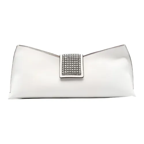 Manu Atelier Телячья кожа Клатч Стандартный Women's White