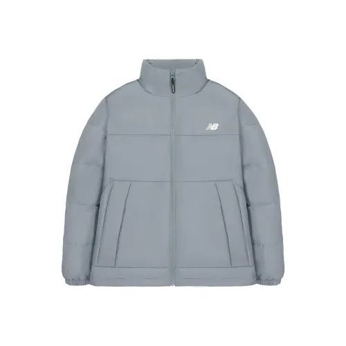 New Balance Серый Синий Мужской Пуховик