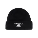 Вязаная шапка - черного цвета