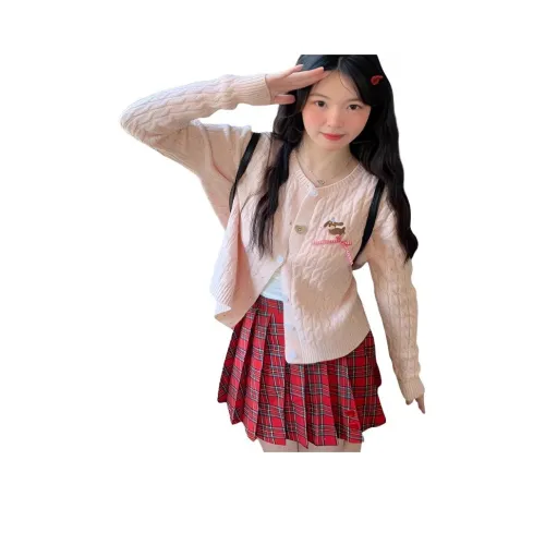 Mu Xiao Xin Розовый Женский Трикотаж