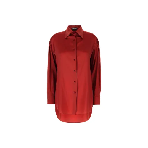 TOM FORD Red Women's Shirts TOM FORD Красные Женские Рубашки