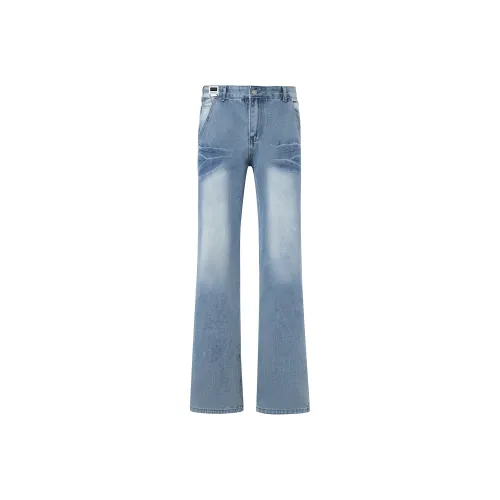 NEAR HERE Синий Унисекс Джинсы