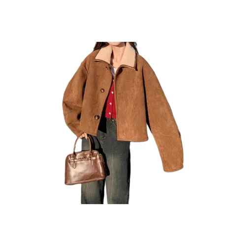 BQERTY Кофе Женские Меховые изделия