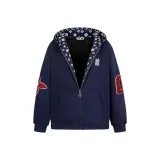 Темно-синий с флисовой подкладкой