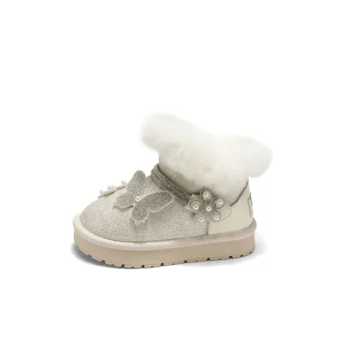 KINDDOG Устойчивые к истиранию противоскользящие высокие детские зимние сапоги