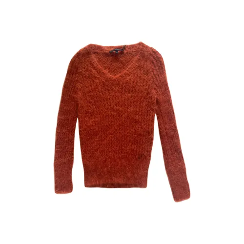 GUCCI Оранжевый Красный Женский Свитер