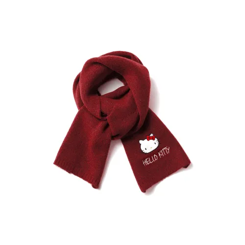 Sanrio Полиэстер Акрил Эластан Вязаные Шарфы Женские