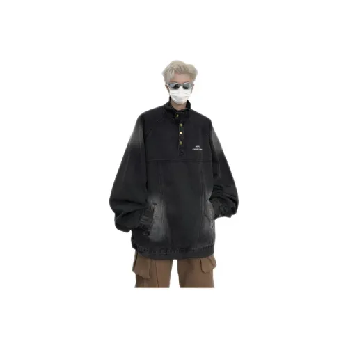 YUNPO Черный Унисекс Куртки