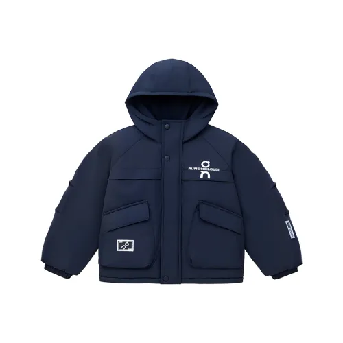 Mu Qingqing Темно-синий Kids Парки