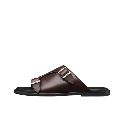 DIOR Alias Slip-resistant Slippers Men's Dark Brown