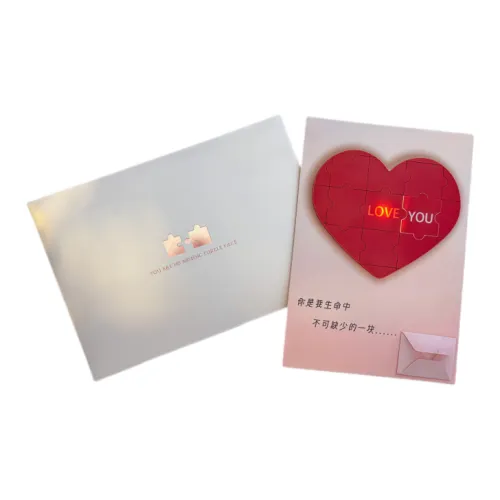 BUDUO Сердце Пазл Открытка с поздравлением причудливый креативный шуточный игрушечный набор