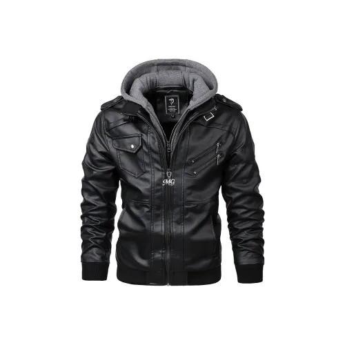 MG Унисекс Кожаные куртки