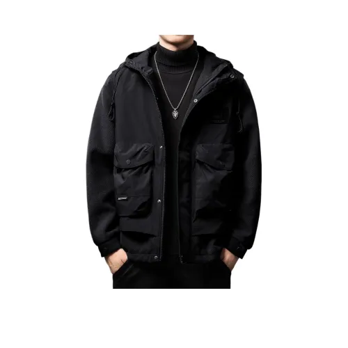 GUISE Осенний Зимний Бархат Feel Пальто Свободный крой Унисекс