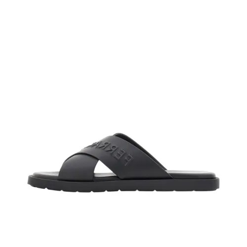 Ferragamo Шлепанцы Унисекс Черные