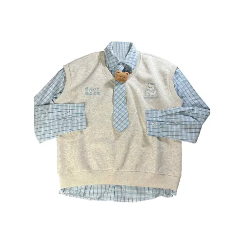 Pirkadat Белый Серый Женский Свитшот