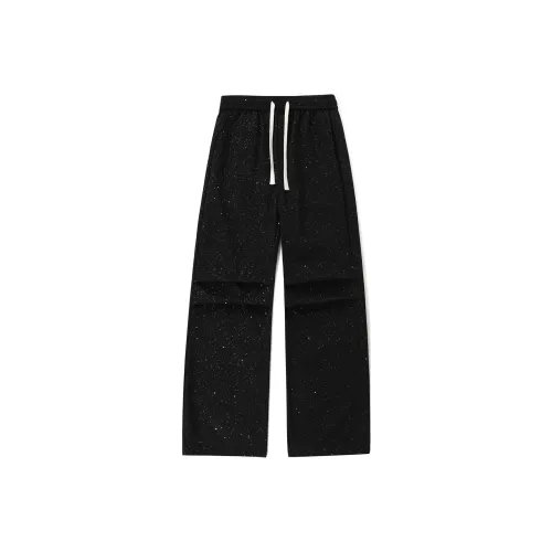 UKTK Черные Унисекс Повседневные Штаны