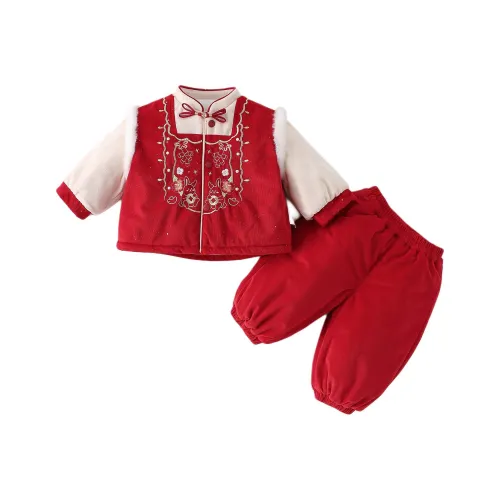XiaoJinBu Детские комплекты одежды в китайском стиле