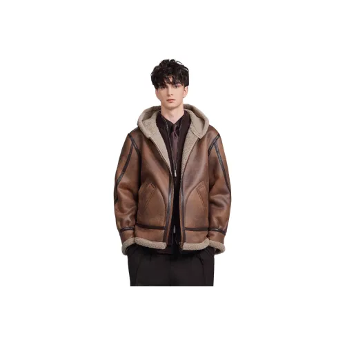 WILD LEADER Vedri Кожа Куртка Пальто Унисекс