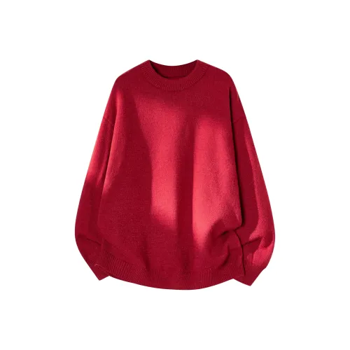 PASOK Красный Свитер Трикотажная ткань Унисекс