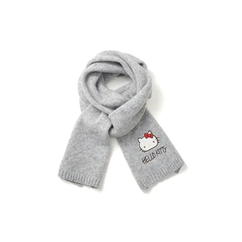 Sanrio Полиэстер Акрил Эластан Вязаные Шарфы Женские