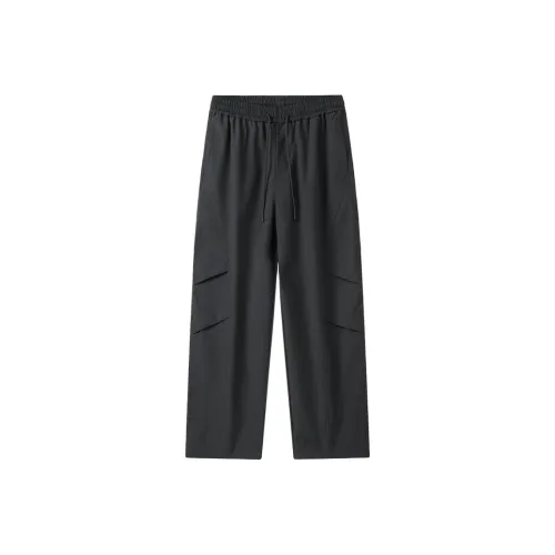 VNHP Black Unisex Casual Pants VNHP Черные Унисекс Повседневные Штаны