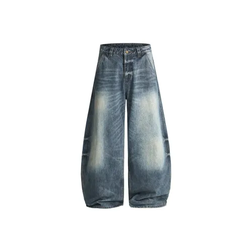 Captainbeer Светло-синие Женские Джинсы