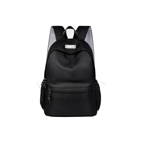 SEM R Nylon Backpack Standard Unisex Black Pink Yellow Blue Green