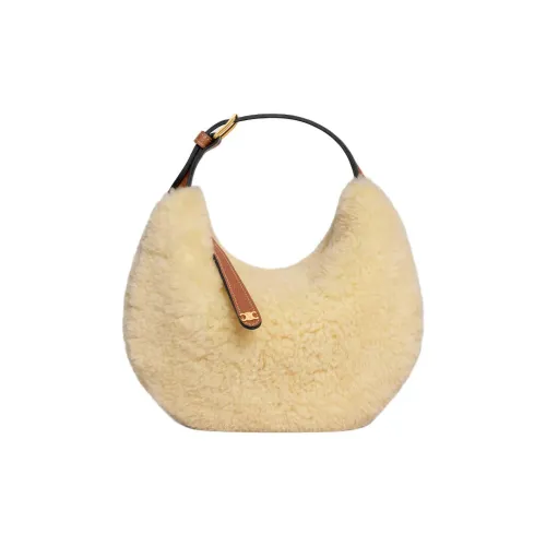 CELINE Teen Lulu Shearling Bag Женская Natural Tan