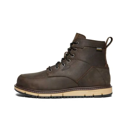 KEEN San Jose 6 Дышащие Водонепроницаемые Противоскользящие Носки Crew Для активного отдыха Низкий каблук (<3 см) Мужские