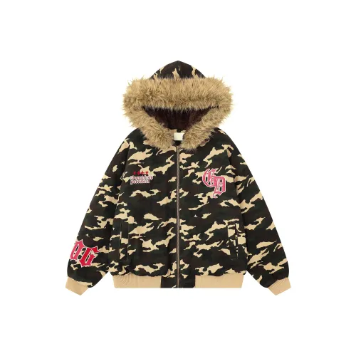 51XXHA Камуфляж Унисекс Пуховики