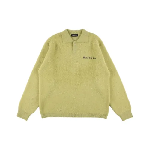 WIND AND SEA FW25 Shaggy KNIT L S POLO Трикотаж Унисекс