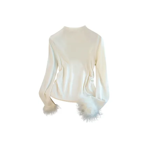 SIBAISHE Абрикос Женские T-рубашки