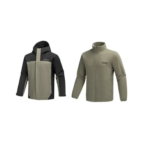 Skechers Mountain and Wild Outdoor Series Ветровка Мужская Berry Серый Коричневый 02CC