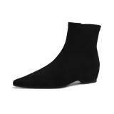 Чёрный замш