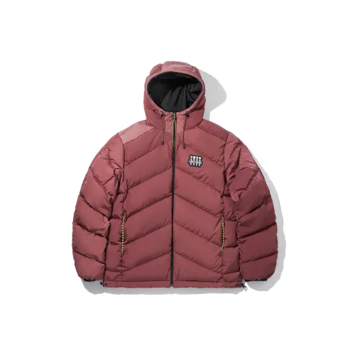 Лайнер с принтом "Черный повсюду" Красный с принтом по всей поверхности Мужские пуховики