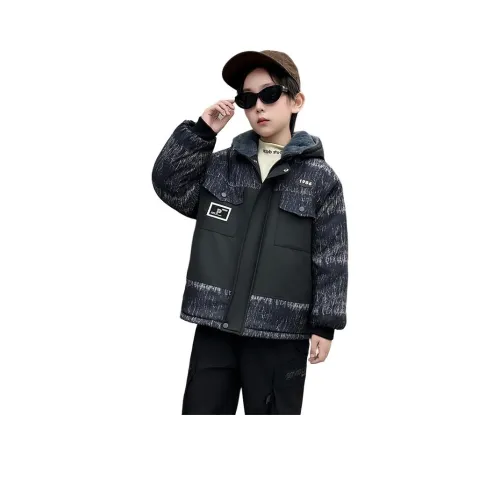 ЮЙЧЖАОЛИНЬ Черный Школьный возраст Утеплённые куртки