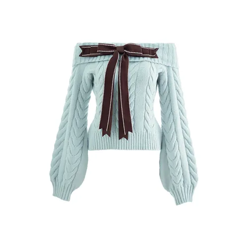 STARFEI Бирюзовый Женские Свитера