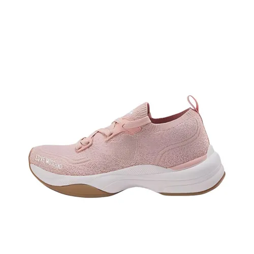 LOVE MOSCHINO Низкий топ Повседневная обувь Женская Розовая