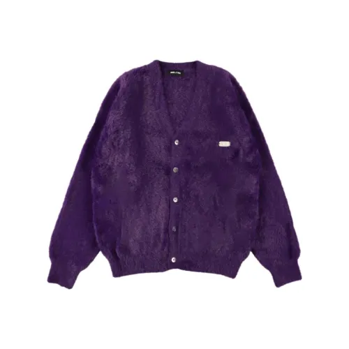 WIND AND SEA FW25 Shaggy KNIT Кардиган Трикотаж Унисекс