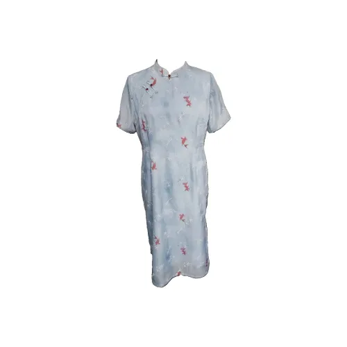 MAJIAJIA Синий Женские Ципао